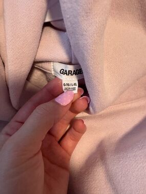 Garage Pale Pink Hoodie with Soft Texture